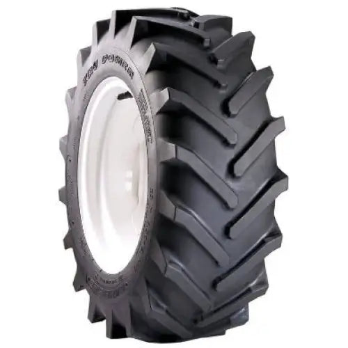 Atv Dekk 18x8.50 Carlisle Tru Power med markert traktor-mønster og hvit felg, sett fra skrå vinkel.