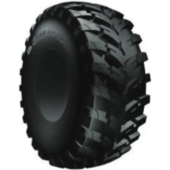 Atv Dekk 25x8R12 Duro DI-2037, skrått sidebilde som fremhever grove knaster og slitesterk gummidesign.