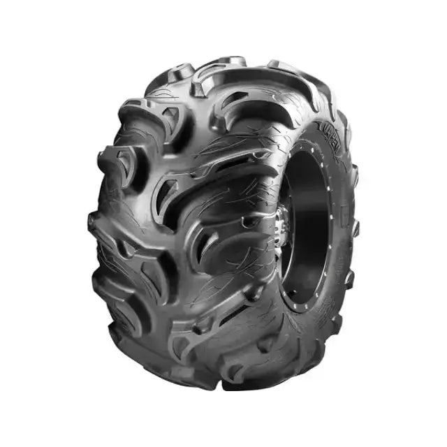 Atv Dekk 27x9-12 ITP Mega Mayhem, skråvisning med markerte, grove spor og kraftig sideprofil.