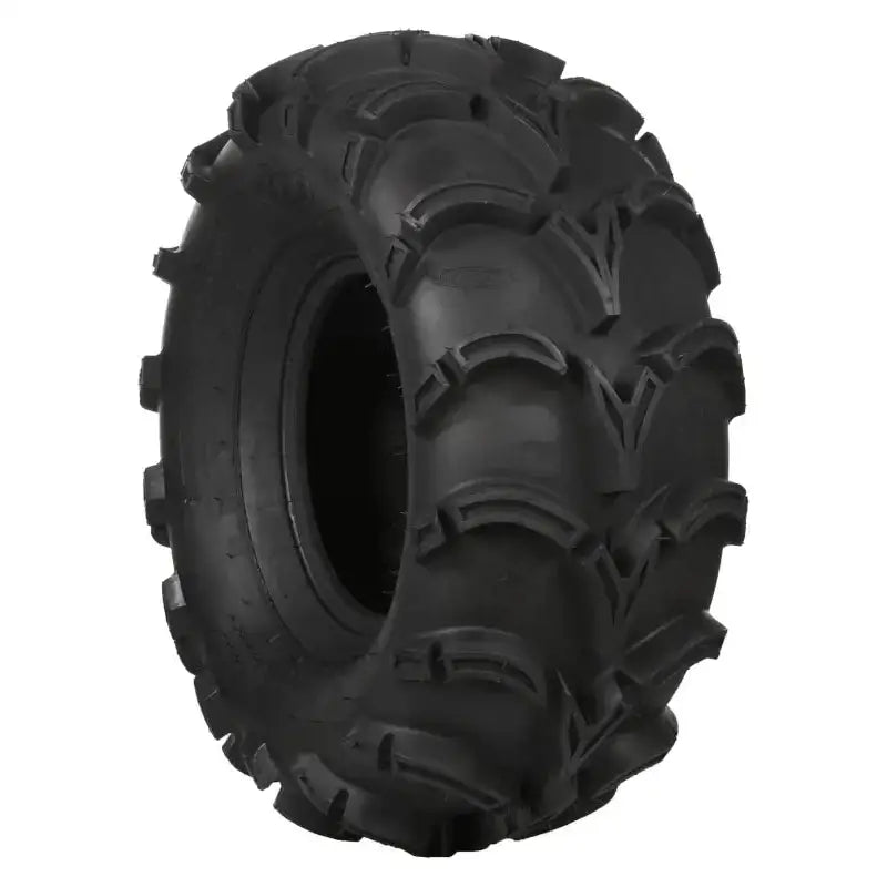 Atv Dekk 30x10-14 Mud Lite XXL, skråvisning som fremhever det ekstra dype mønsteret for optimalt terrenggrep.