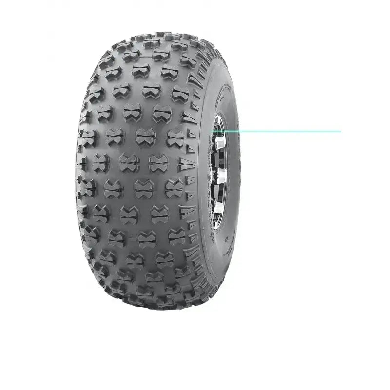 Atv Dekk 20x10-8 Journey, skrå forfra med grovmønstret knastedesign og markerte spor på hvit bakgrunn.