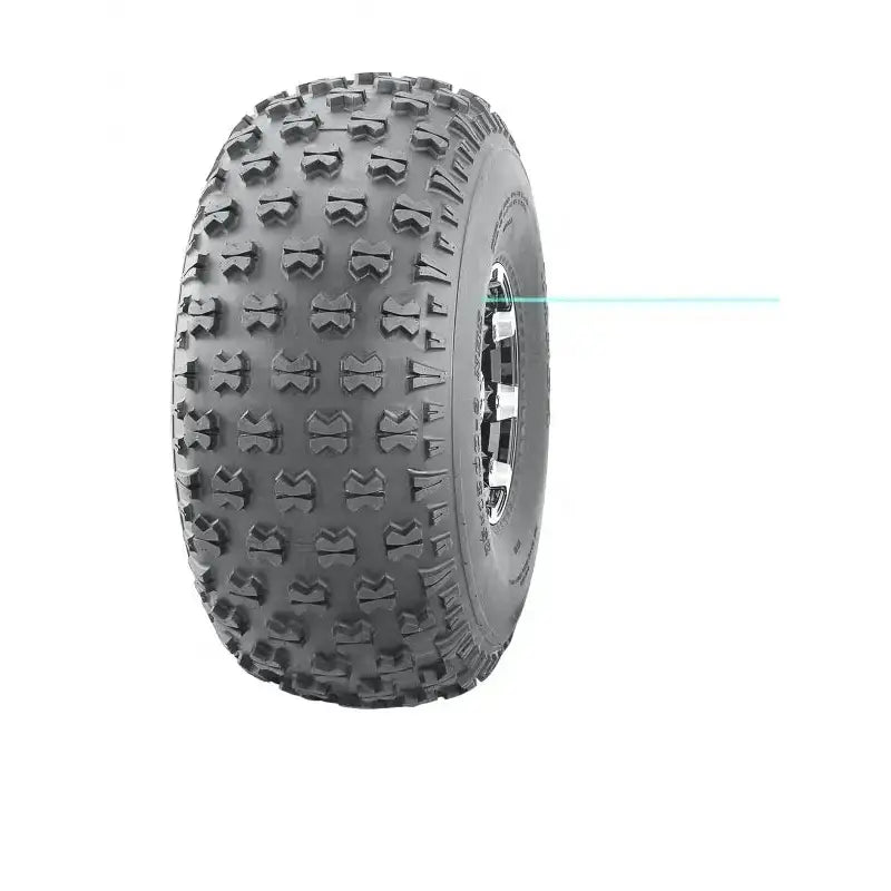 Atv Dekk Journey 22.5x10.00, skråvisning som fremhever grovt knastemønster og solid gummikonstruksjon.