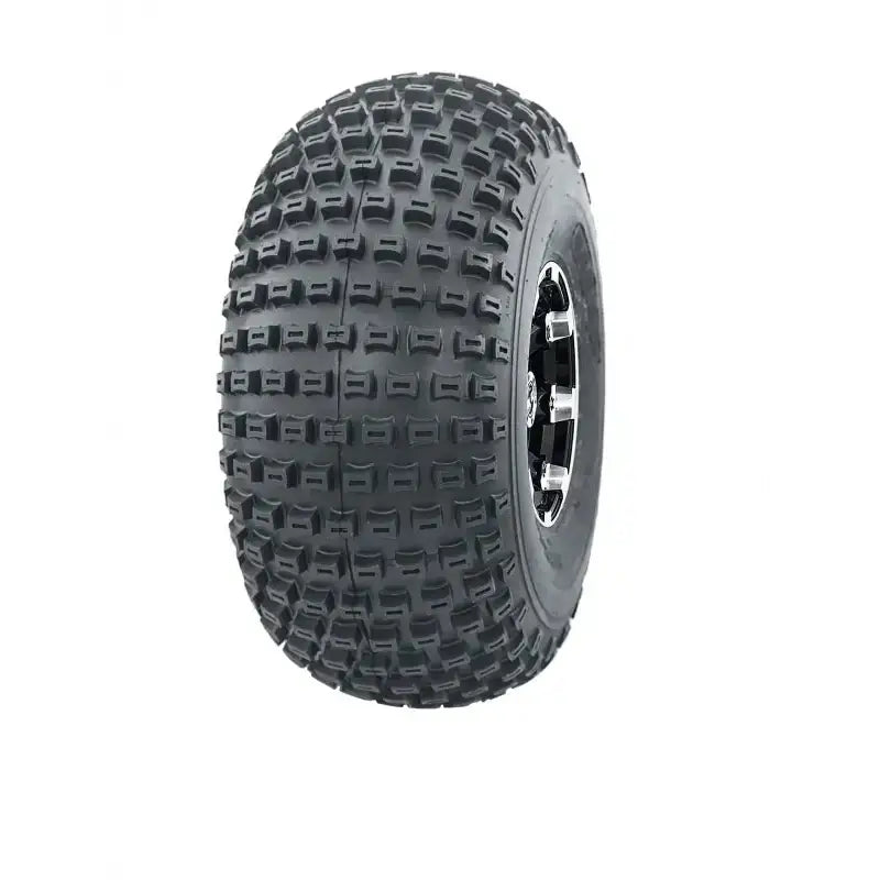 Atv Dekk 22x11-8 Journey P322, sidevisning som fremhever det firkantede mønsteret og de dype, grove knastene.