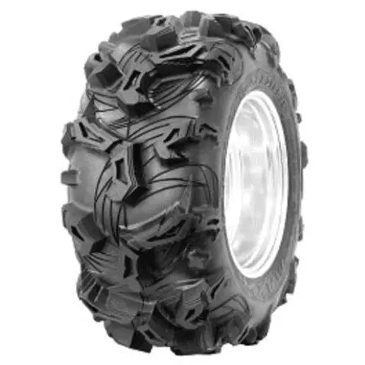 Atv Dekk 27x9-12 Maxxis MaxxZilla M-60, skråvisning med grovt mønster og markert struktur for terrenggrep.