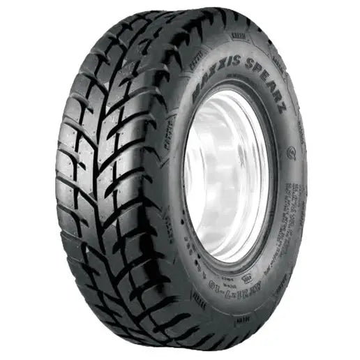 Atv Dekk 20x10-9 Maxxis Spearz M-992, skrå vinkel som viser markant mønster og tydelig sideveggtekst mot hvit bakgrunn.