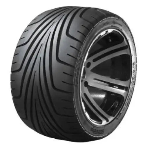 Atv Dekk 270/30-14 Sunf A-039 i skrå vinkel, fremhever asymmetrisk mønster og dype spor på slitebanen og felgen.