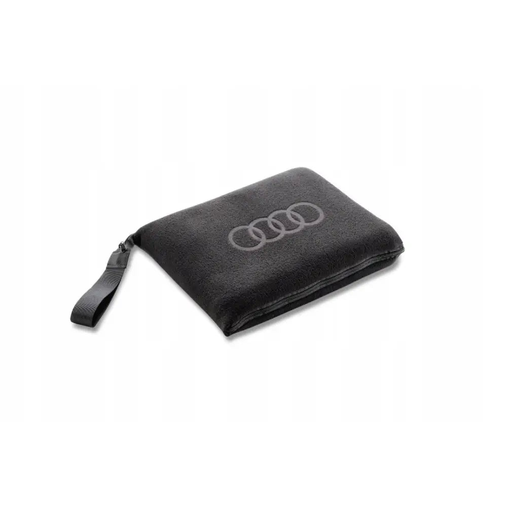 Audi Polarpledd med Pute 2-i-1 Sort med Audi-logo