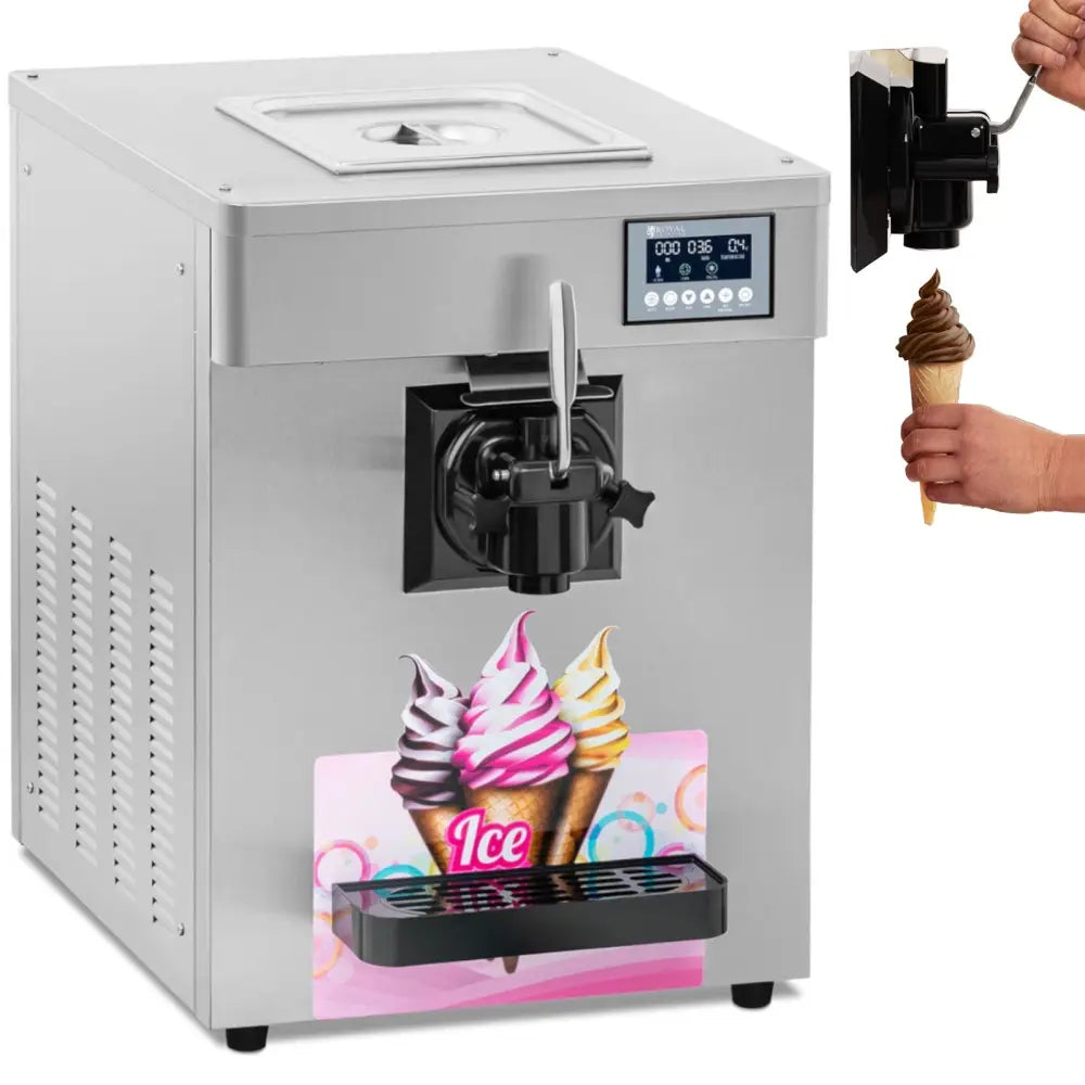 Automatisk Italiensk Ismaskin Digitalt Panel