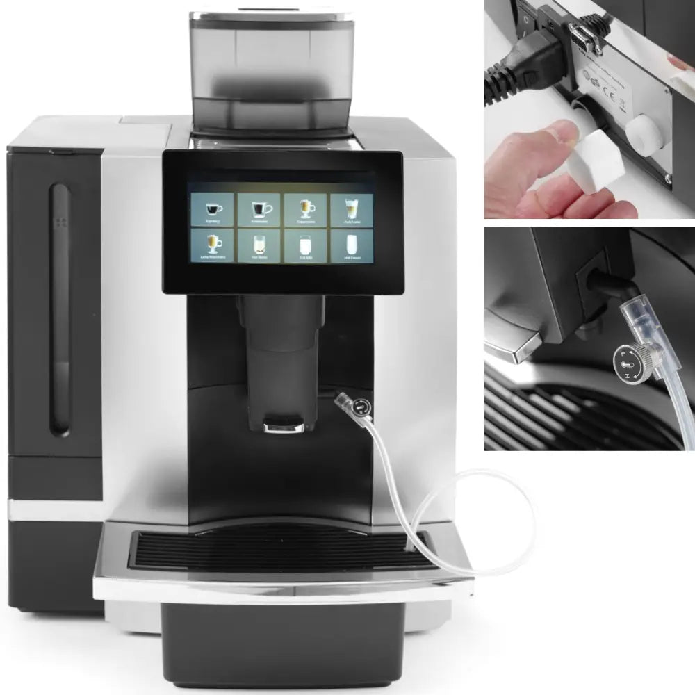 Automatisk Kaffemaskin med Berøringsskjerm 2700 w - Hendi 208540