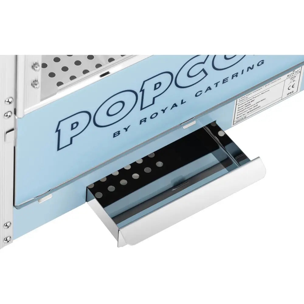 Automatisk Popcornmaskin Retro Teflon 1600 w 5-6 Kg/t - Blå