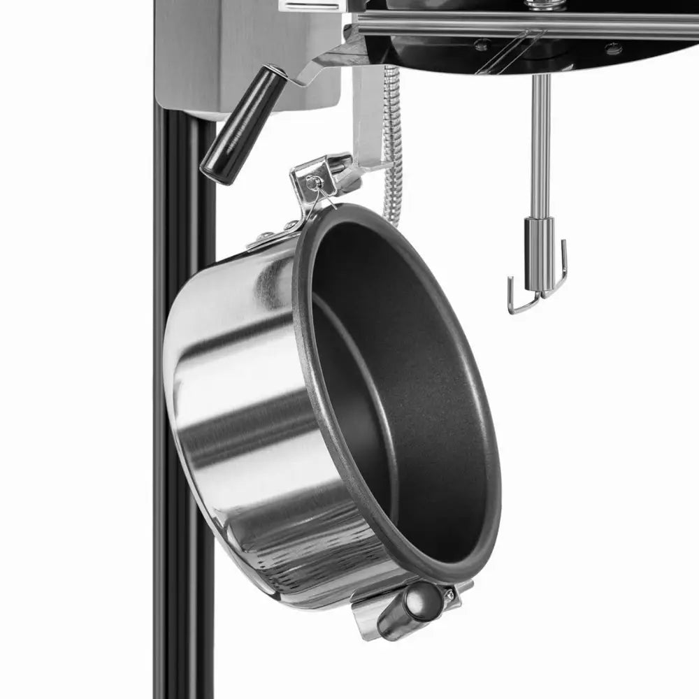 Automatisk Popcornmaskin Retro Teflon 1600 w - Svart og Gull