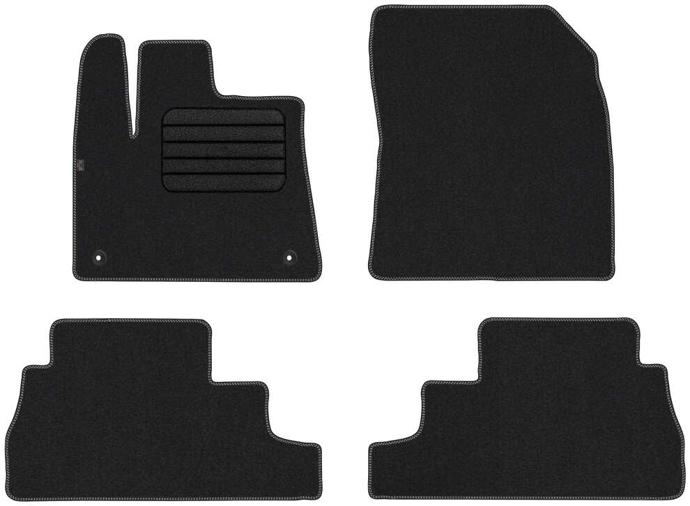 Unknown stoffmatter til Peugeot Rifter – premium velour