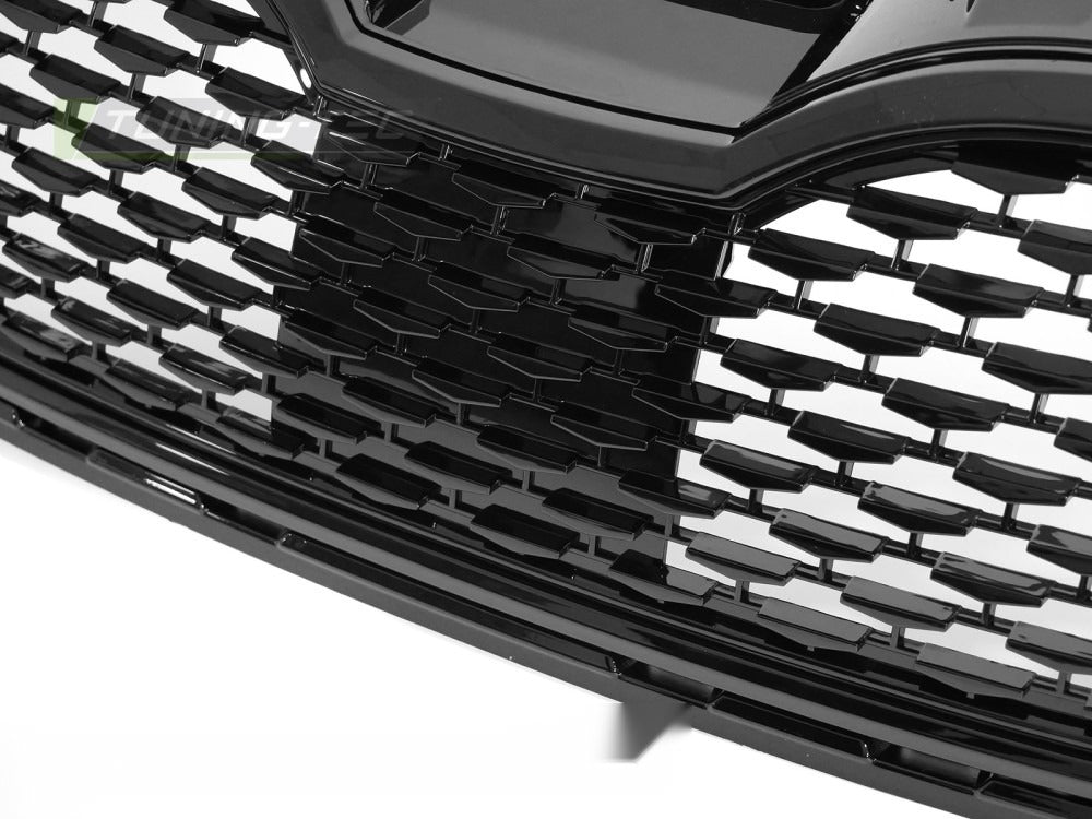 Grill Skoda Octavia III 16-20 med festedetaljer.