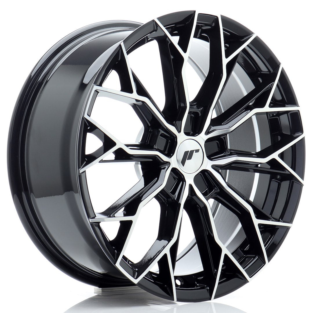 Felg JR Wheels JR49 18x8" Black – sett forfra