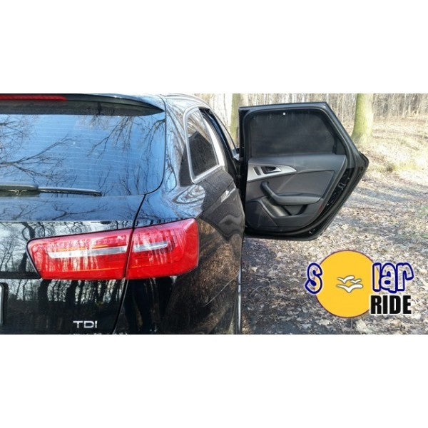 Solskjerm Audi A6 C7 Avant (2011-2018), solskjerm montert på sidevindu