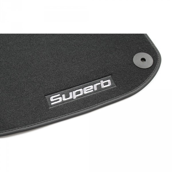 VAG OEM stoffmatter til Skoda Superb II – antiskli
