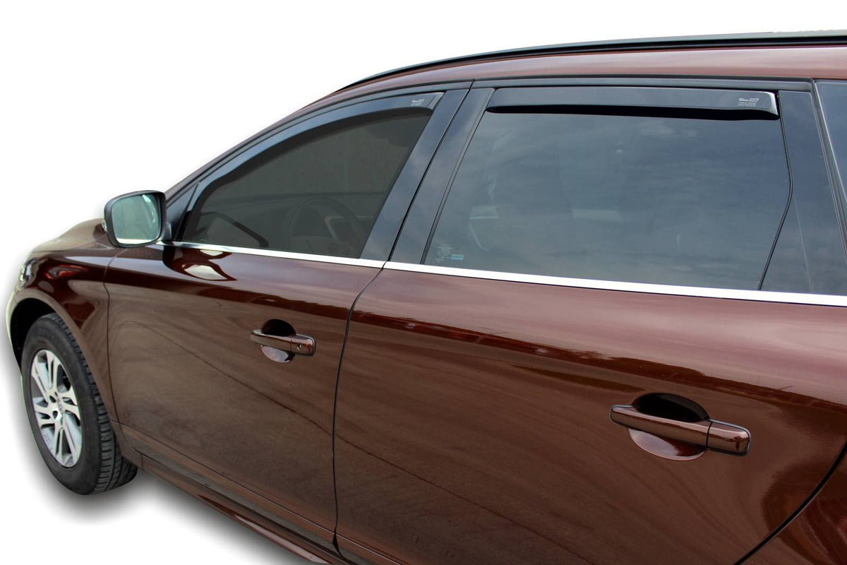 Vindavviser Volvo XC60 I / sett 4 stk. (2008-2017) – PMMA Plexi - detaljer