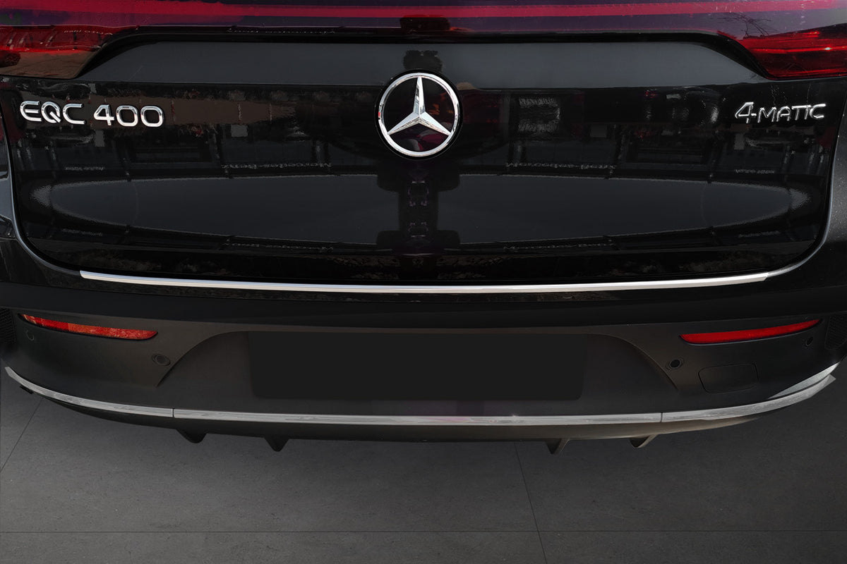 Bakfangerbeskytter Mercedes EQC (N293) (2019-2023) – rustfritt stål - detaljer