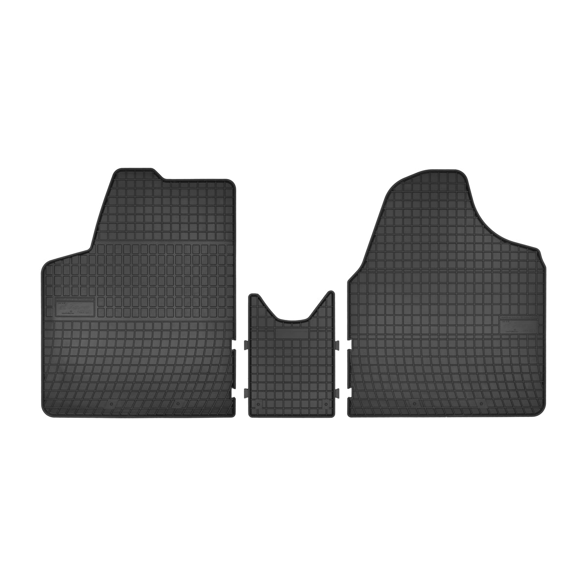 Frogum gummimatter til Peugeot Expert II (2006-2026) – svart, 3-delers sett med 1 cm sidekant