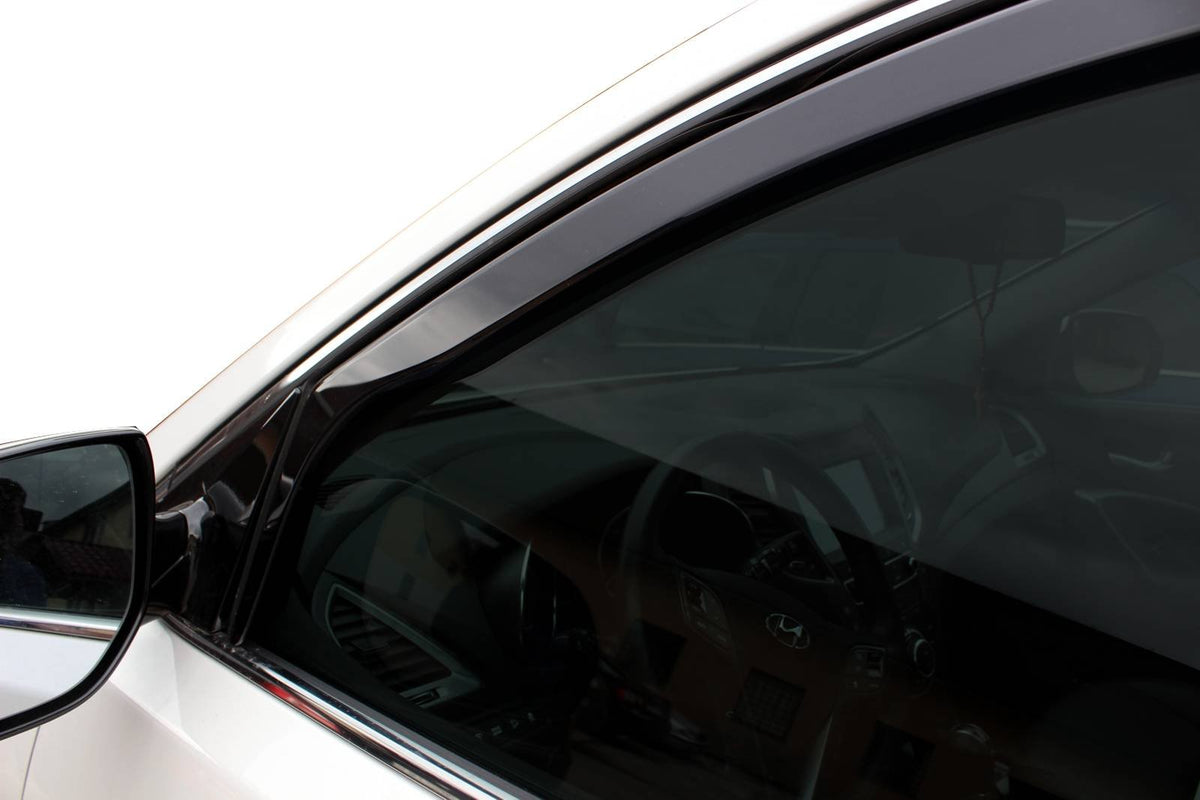 Heko vindavviser til Hyundai Santa Fe III – sort og transparent
