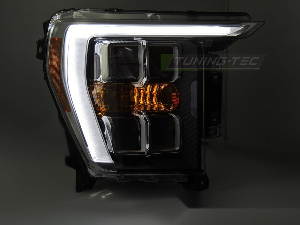 Detaljbilde av frontlykter-par til Ford F150 MK14 20-23.