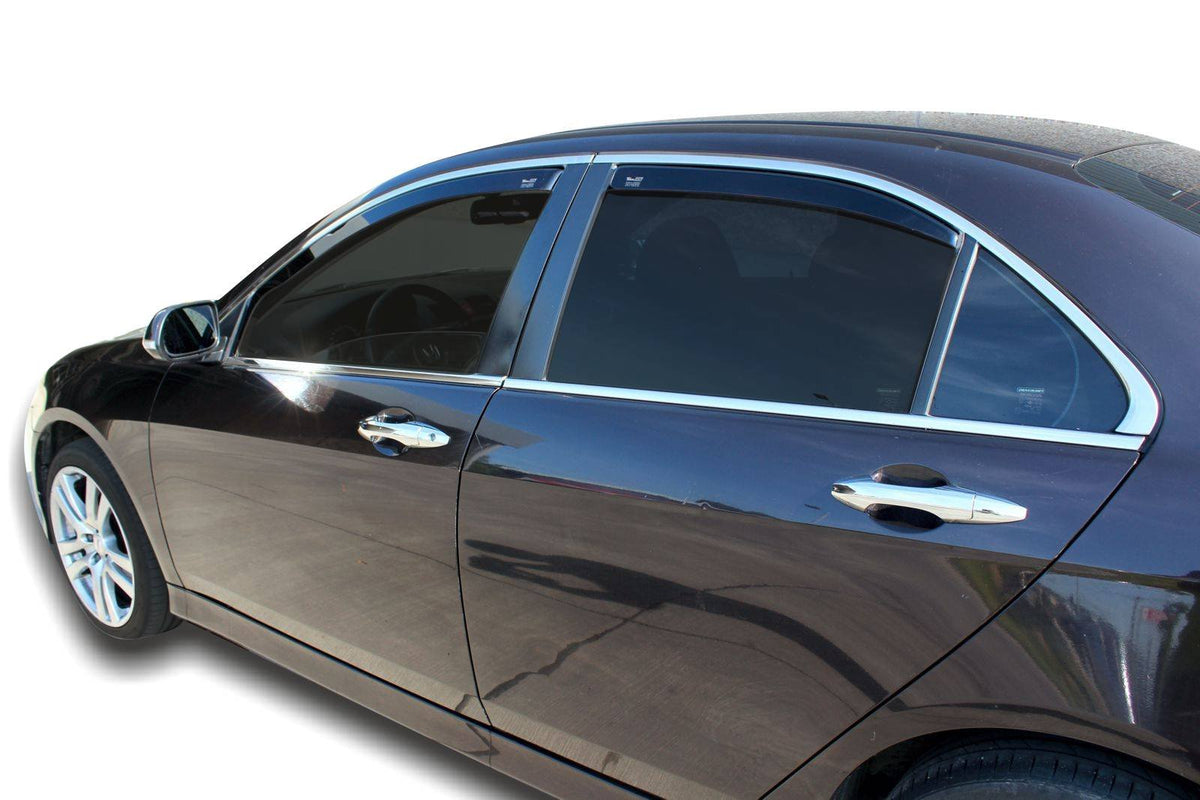 Vindavviser Honda ACCORD 4-dørs (2003-2008) – PMMA Plexi - detaljer