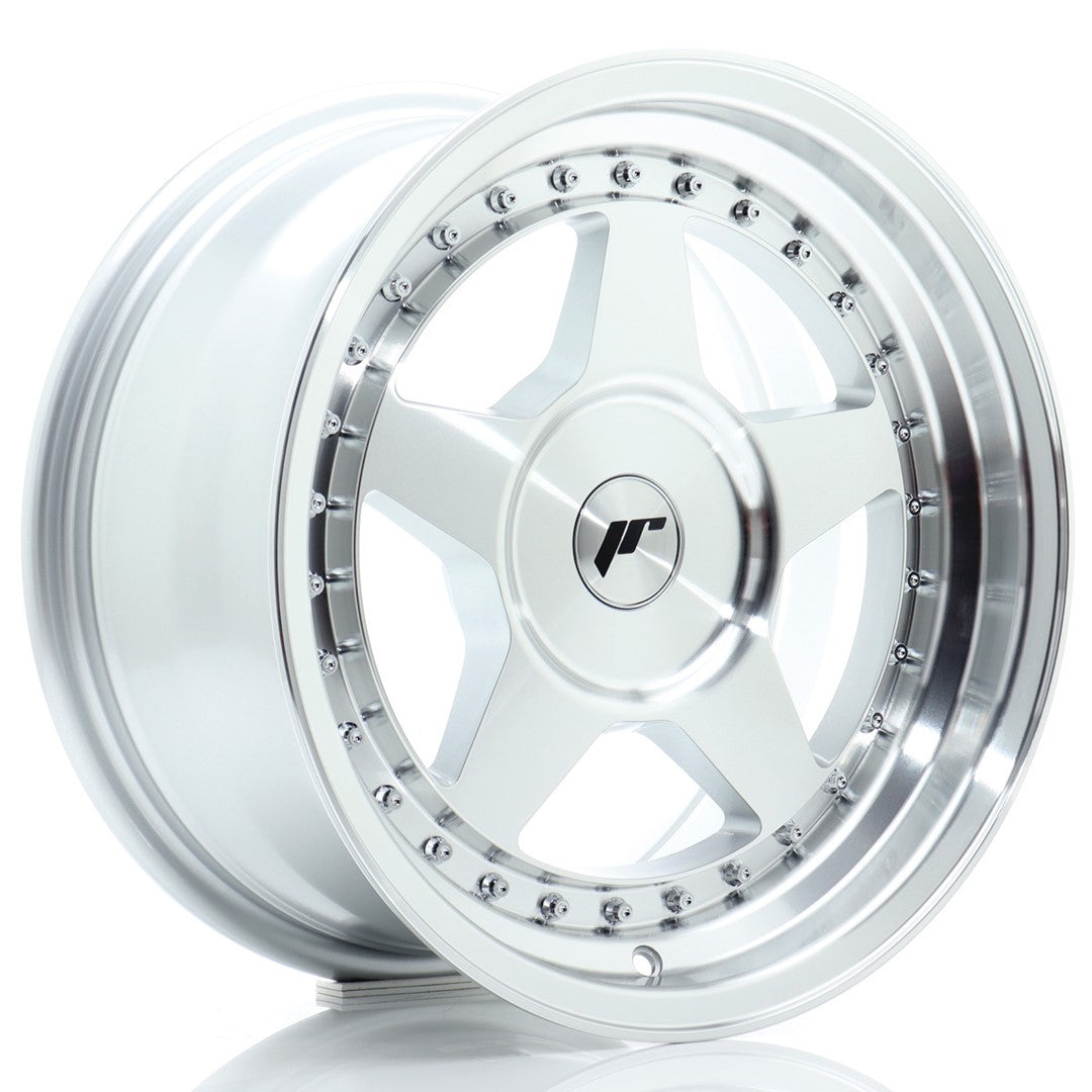 Felg JR Wheels JR6 16x8" Silver – sett forfra