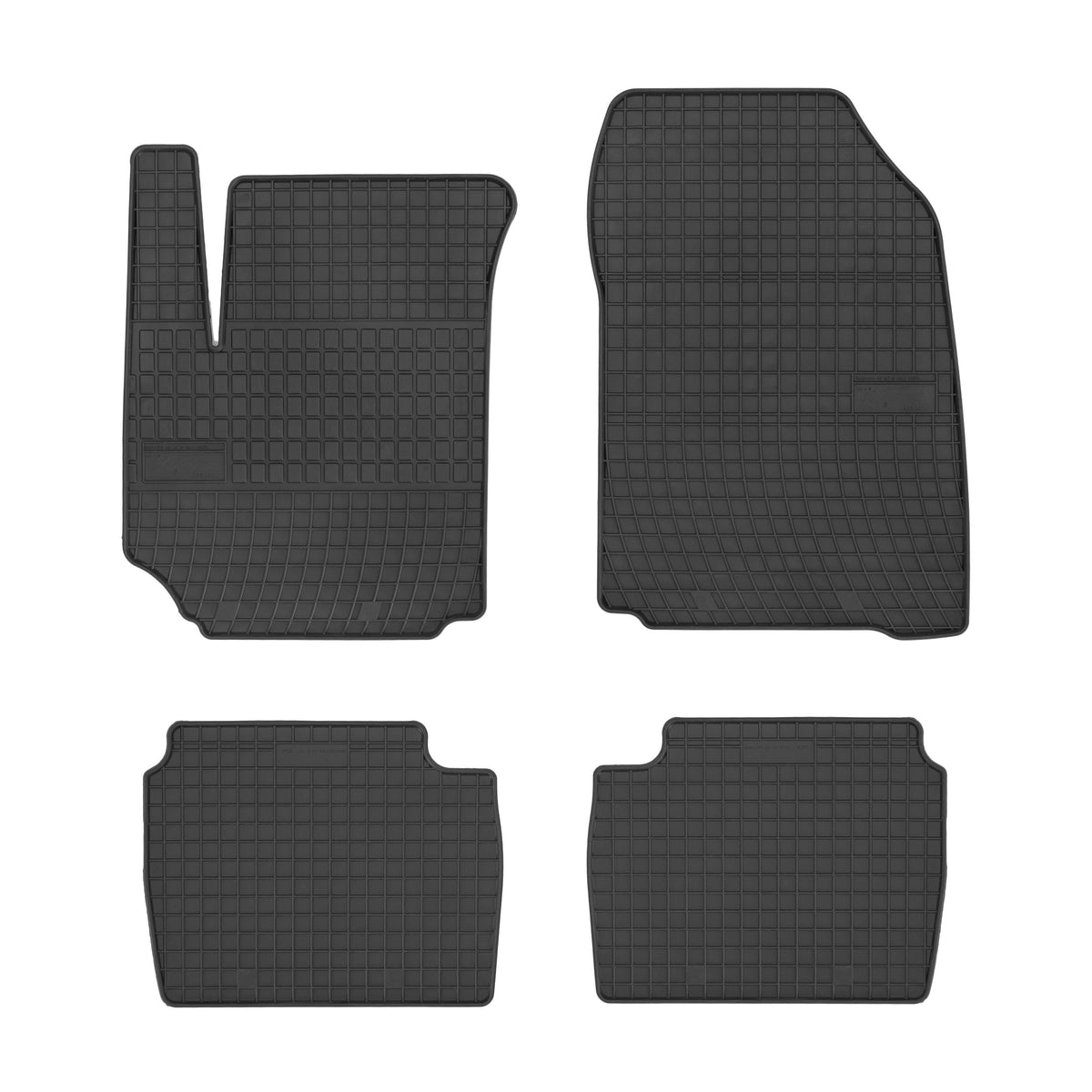 Frogum gummimatter til Fiat Croma (2005-2011) – svart med 1 cm sidekant, sett med 4 matter