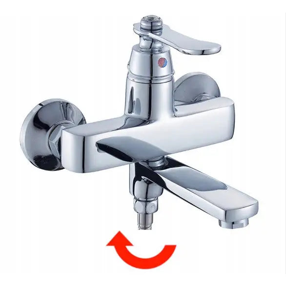 Badekarbatteri i Messing med Skjult Utløp + Sett