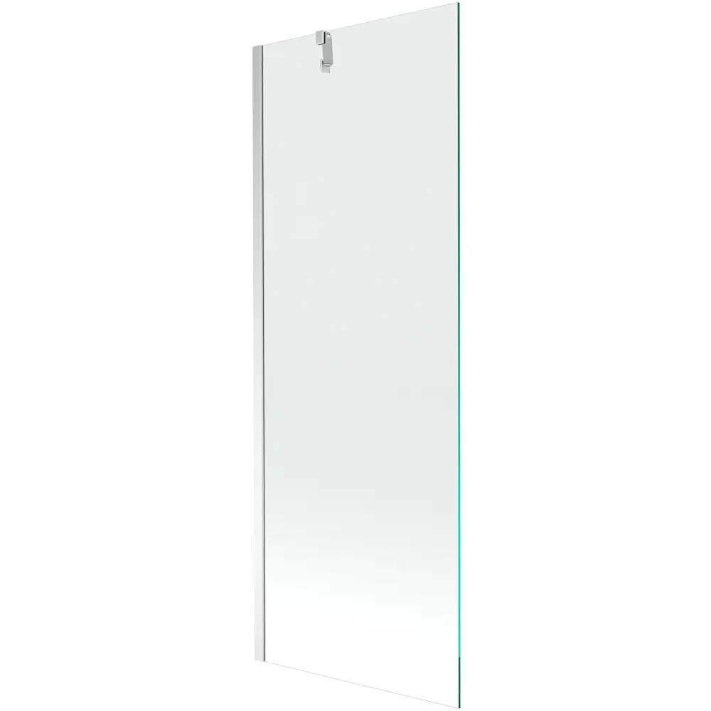 Badekarvegg 1-delt 70x150 Cm Gjennomsiktig Krom