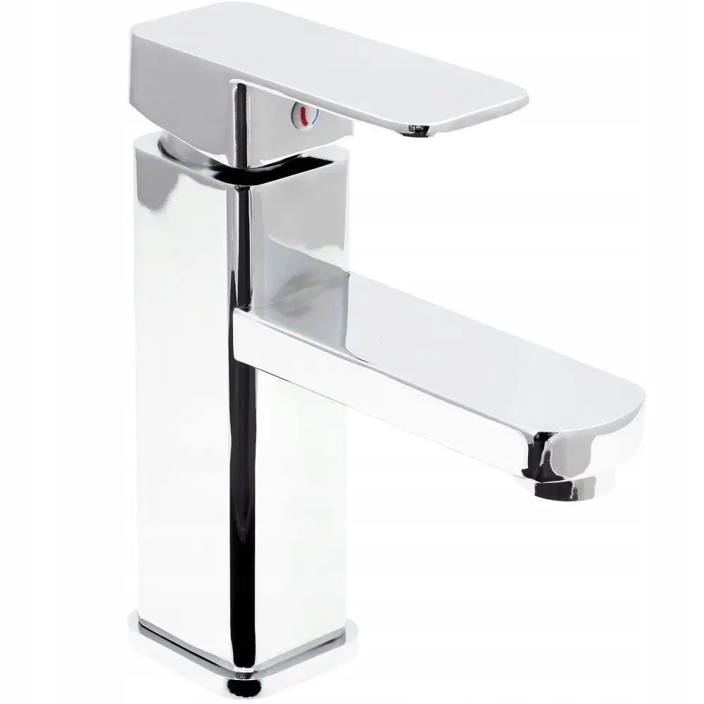 Baderomsbatteri for Vask Kran til Vask Stående Krom Faste Cube