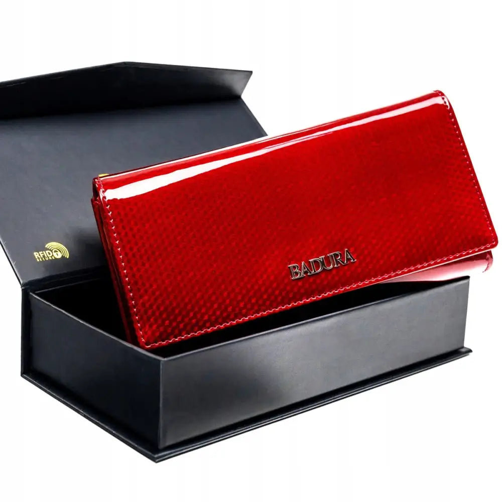 Badura Premium Lommebok i Skinn for Kvinner med Knepping