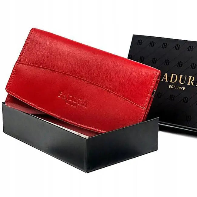 Badura Skinn Lommebok for Kvinner med Knapplukking Rfid