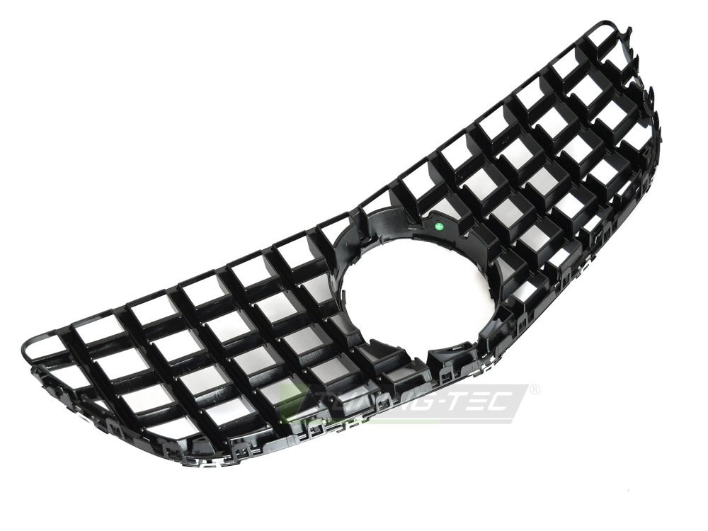 Grill Mercedes E-Klasse C207 13-17 krom/sort med festedetaljer.