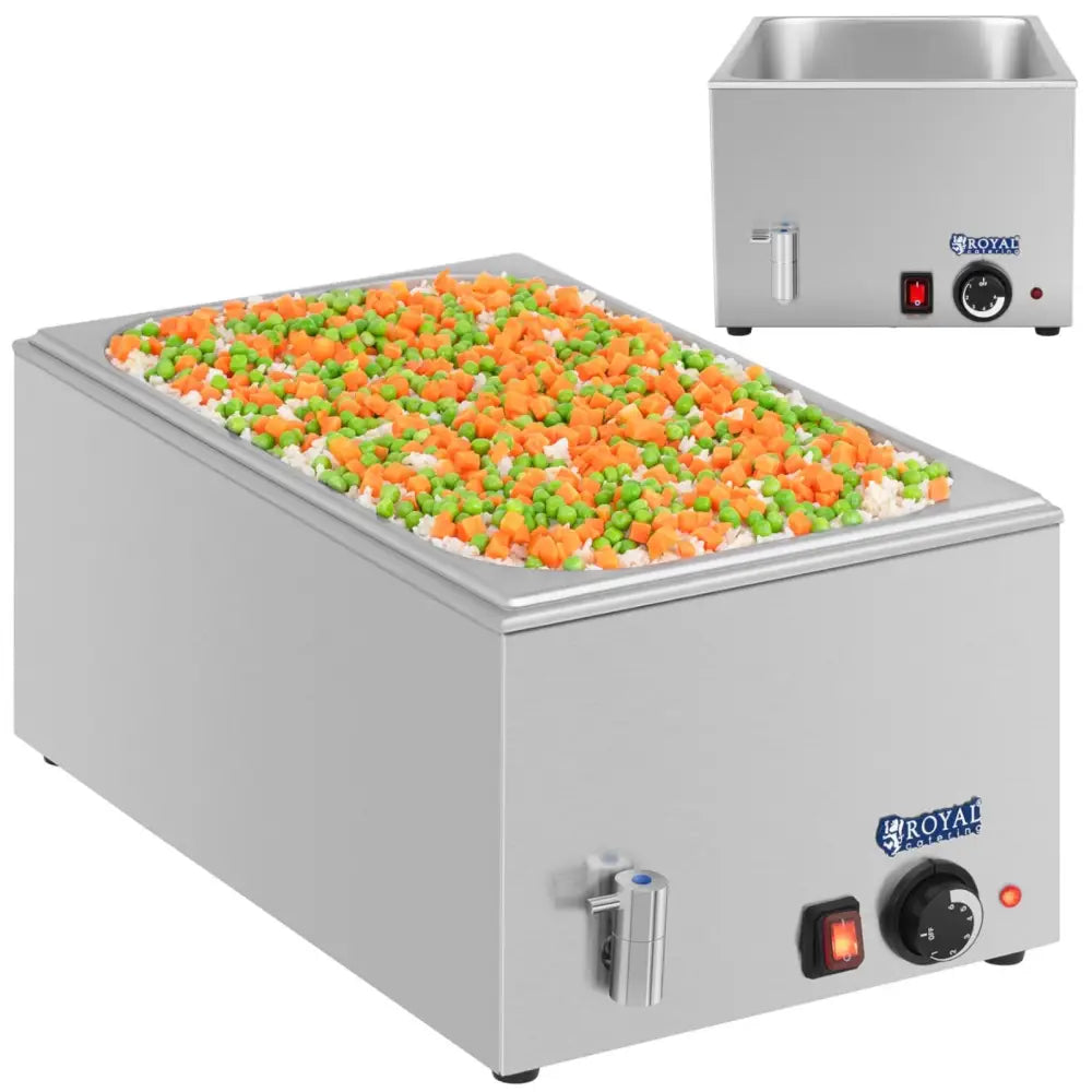 Bain Marie Bordvarmere Gastronomisk med Kranikk Gn 1/1