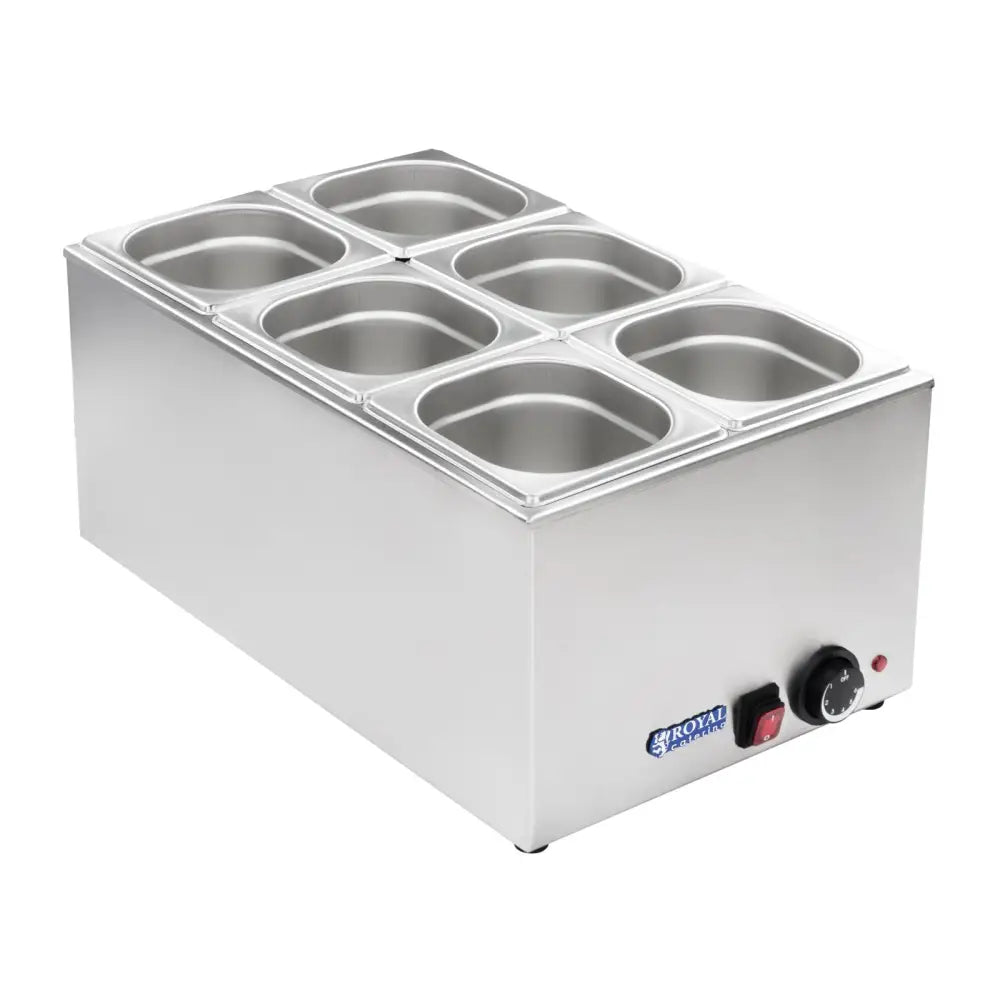 Bain Marie Buffet Varmekabinett Gastronomisk + 6 Gn med Lokk