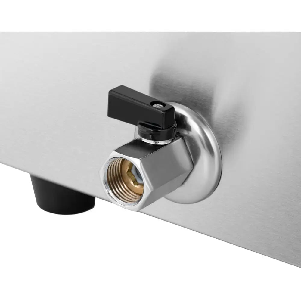 Bain Marie Matvarmer med Kran og Beskyttelse 1800 w 6x Gn 1/3 D. 100 Mm 22.8 l - Produsentens Kode: 1011455