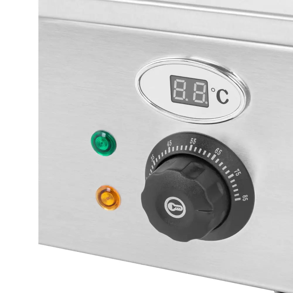 Bain Marie Matvarmer med Kran og Beskyttelse 1800 w 6x Gn 1/3 D. 100 Mm 22.8 l - Produsentens Kode: 1011455