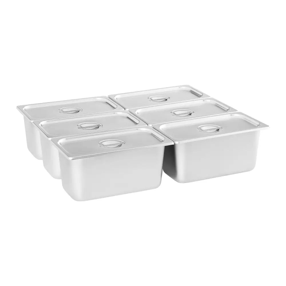 Bain Marie Vannoppvarmer med Tappekran 6 x Gn 1/3 2000w 230v Royal Catering