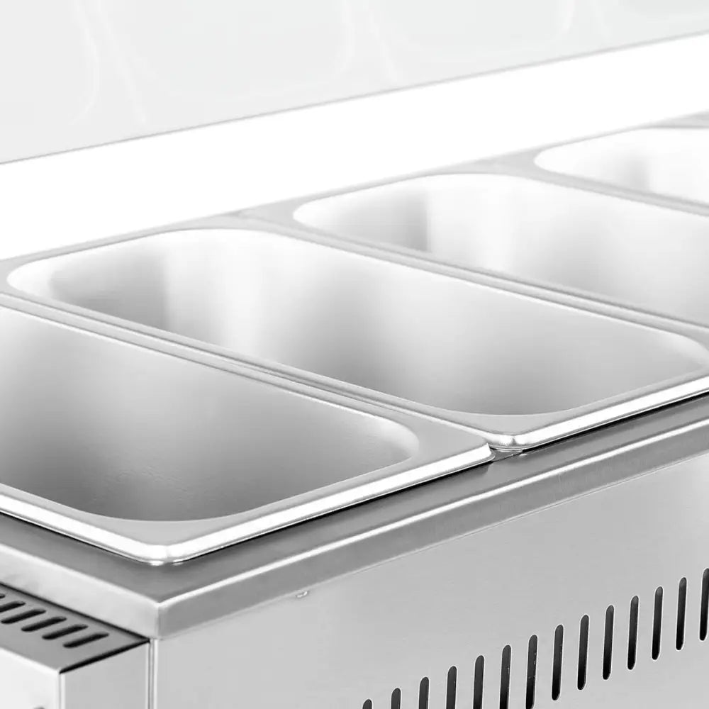 Bain Marie Vannoppvarmingsgassbrenner 0.02 Bar 3300 w 6x Gn 1/3
