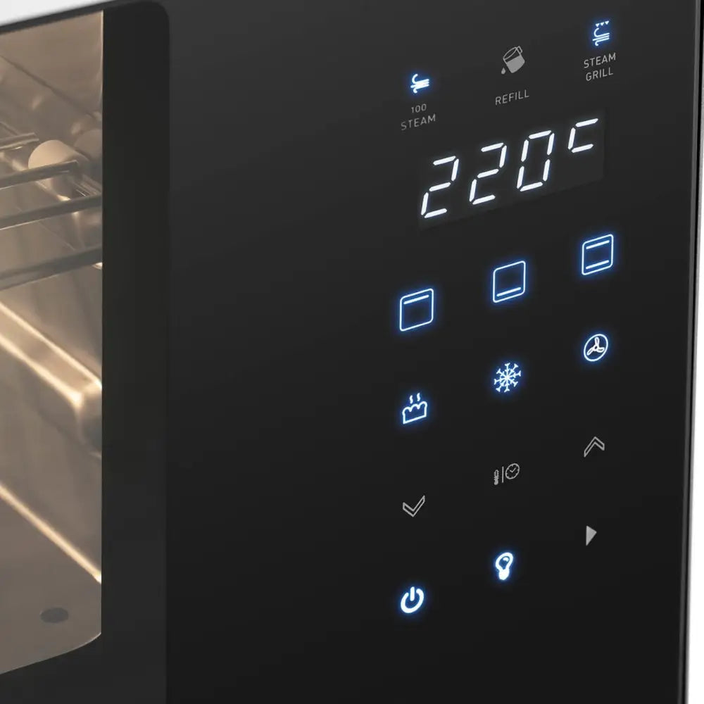 Bakeovn Konveksjon med Dampfunksjon 3 Nivåer Stål 2100 w