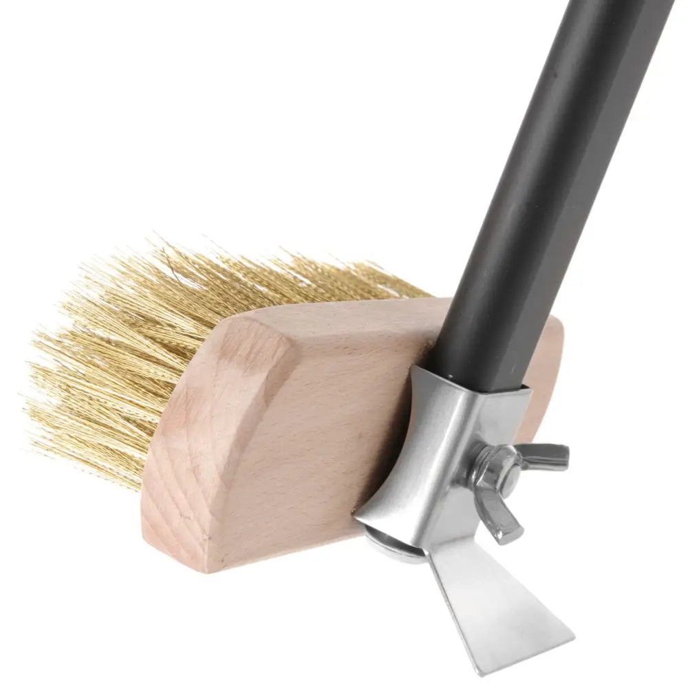 Bakerovn Pizzarengjøringsbørste med Kobberbust 1320 Mm - Hendi 525593