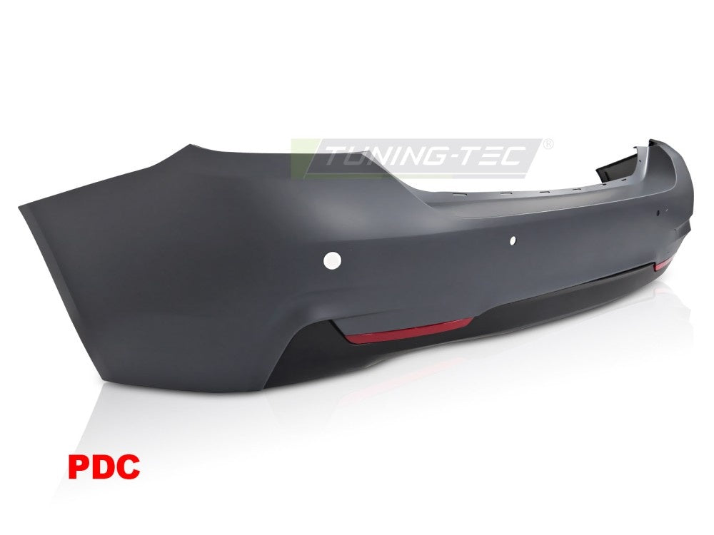 Bakfanger sport-design BMW F36 2013–2020 med sensoråpninger nærbilde