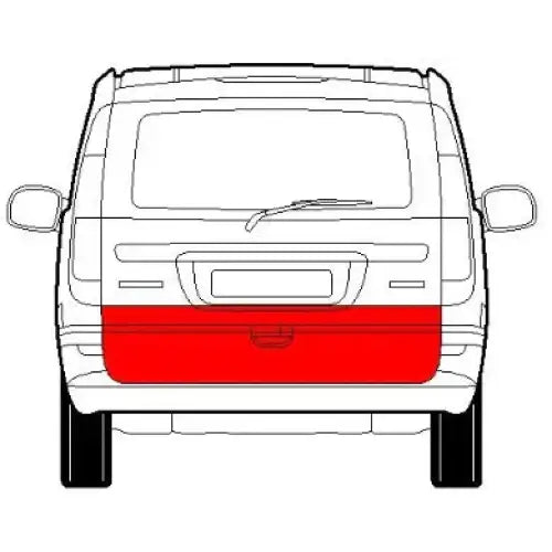 Bakluke Nedre - Mercedes Vito/viano (w639) 03-10