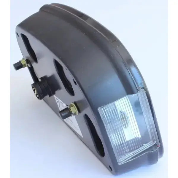 Baklys tilhenger høyre Aspöck Multipoint II, bakside med synlige monteringsbolter og festeanordning.