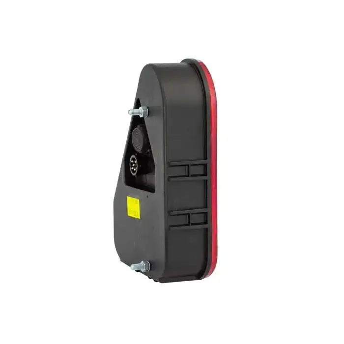 Baklys Venstre Aspöck Earpoint III, skrå bakside med festebolter og elektrisk kontakt synlig.