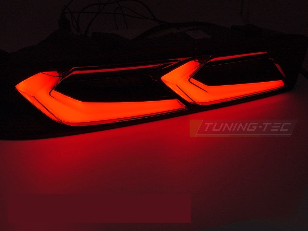 Chevrolet Camaro baklykter smoke svart LED-teknologi sett venstre side
