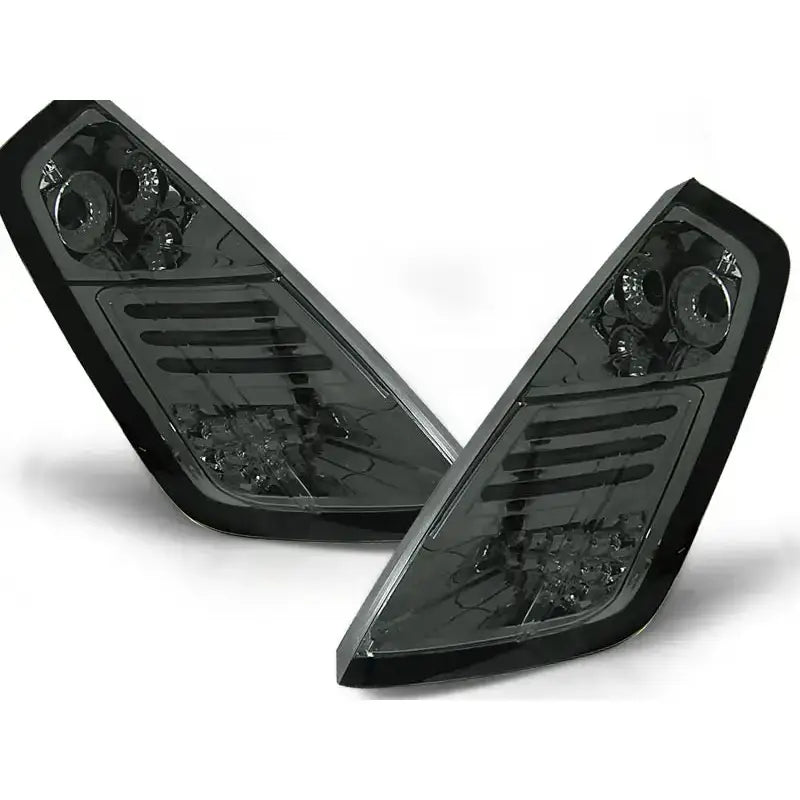 Baklykt Fiat Grande Punto 09.05-09 smoke LED med røyfarget glass og tydelige reflektorer.