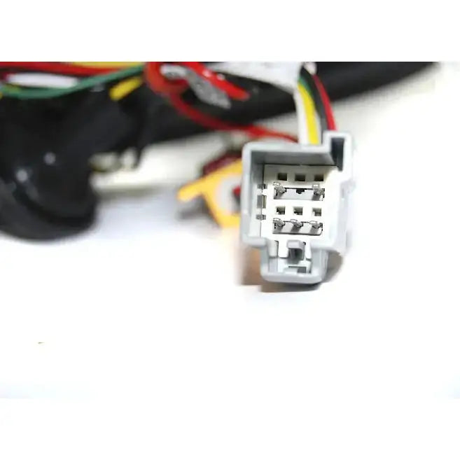 Baklykt kontakt til Ford Fiesta MK7 12-15 HB Chrome Led Bar med synlige ledninger og metallpinner.