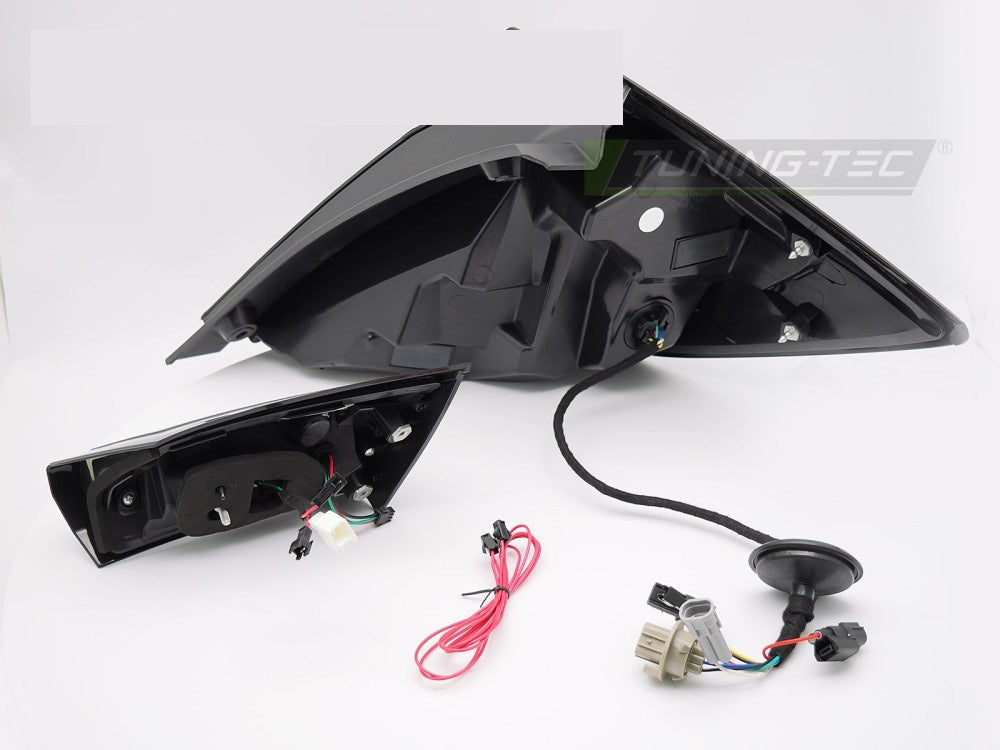 Komplett sett smoke baklykter Honda Civic X Hatchback 2016–2021 vist i eske
